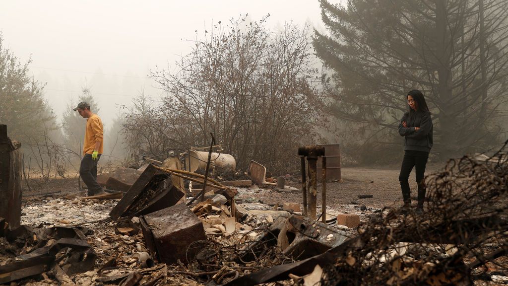 El drama de los residentes de Oregón al regresar a sus casas tras los incendios