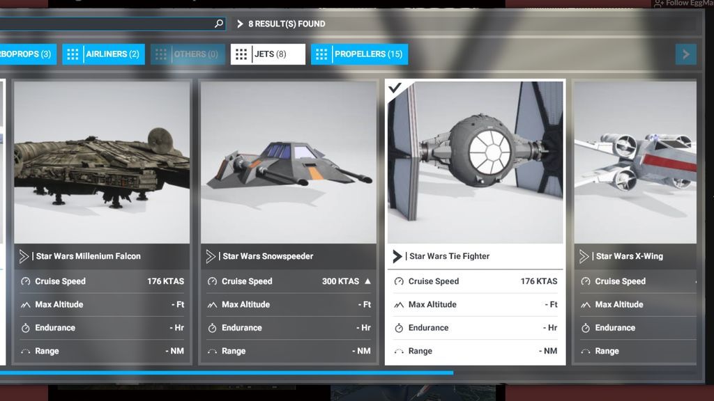 Microsoft Flight Simulator - Star Wars Mod