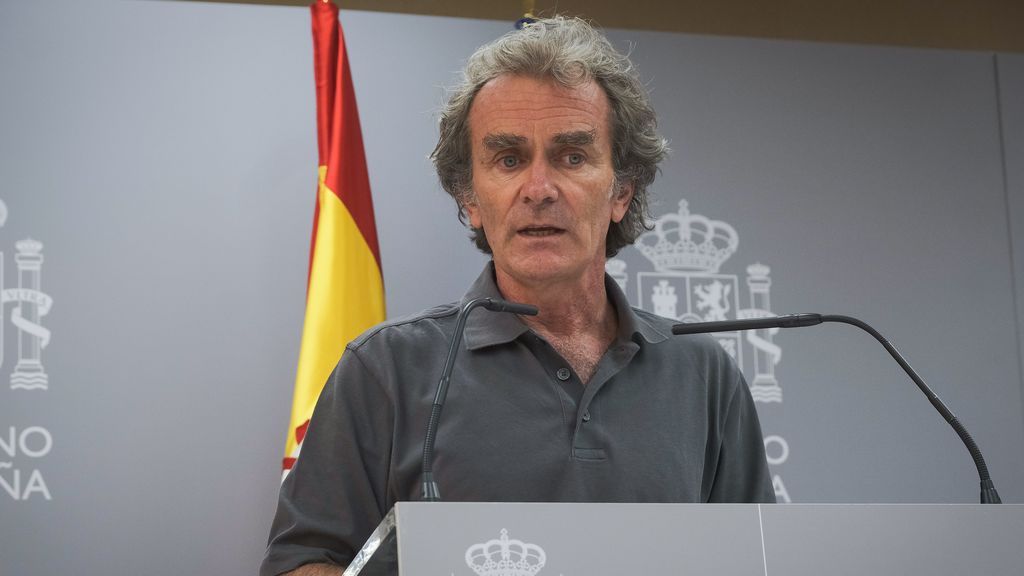 Fernando Simón compareciendo en una rueda de prensa