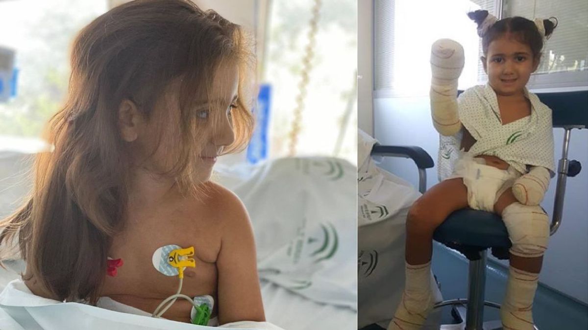 Los padres de una niña de cuatro años piden ayuda para que no pierda sus extremidades tras sufrir una sepsis