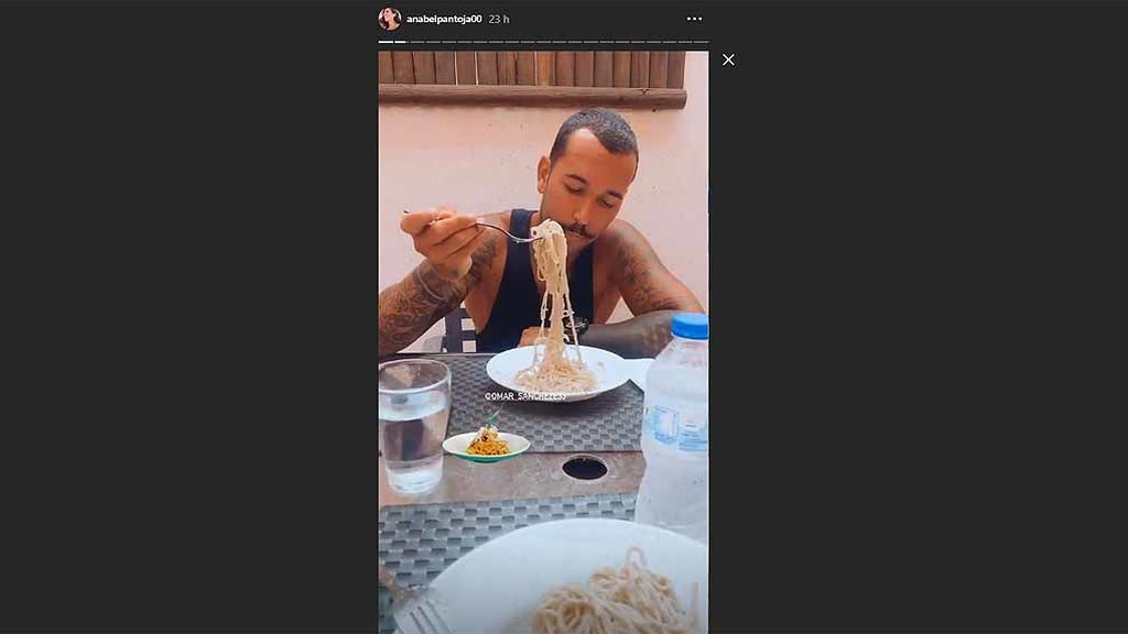 Imagen publicada en stories por Anabel Pantoja