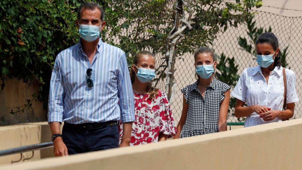 La familia real española en Palma de Mallorca (Agosto de 2020)