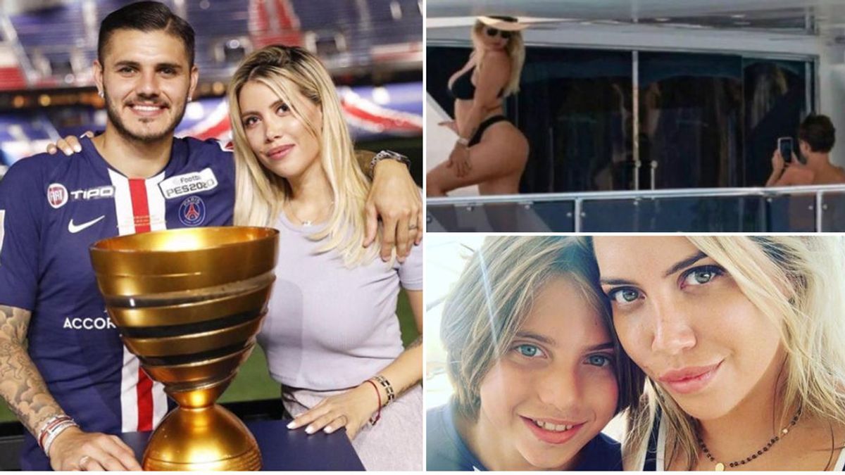 Wanda Nara, representante y pareja de Icardi, denunciada por hacer que su hijo le hiciera fotos en "posiciones sugerentes"