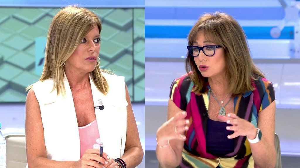 Ana Rosa y Palomera debaten en directo