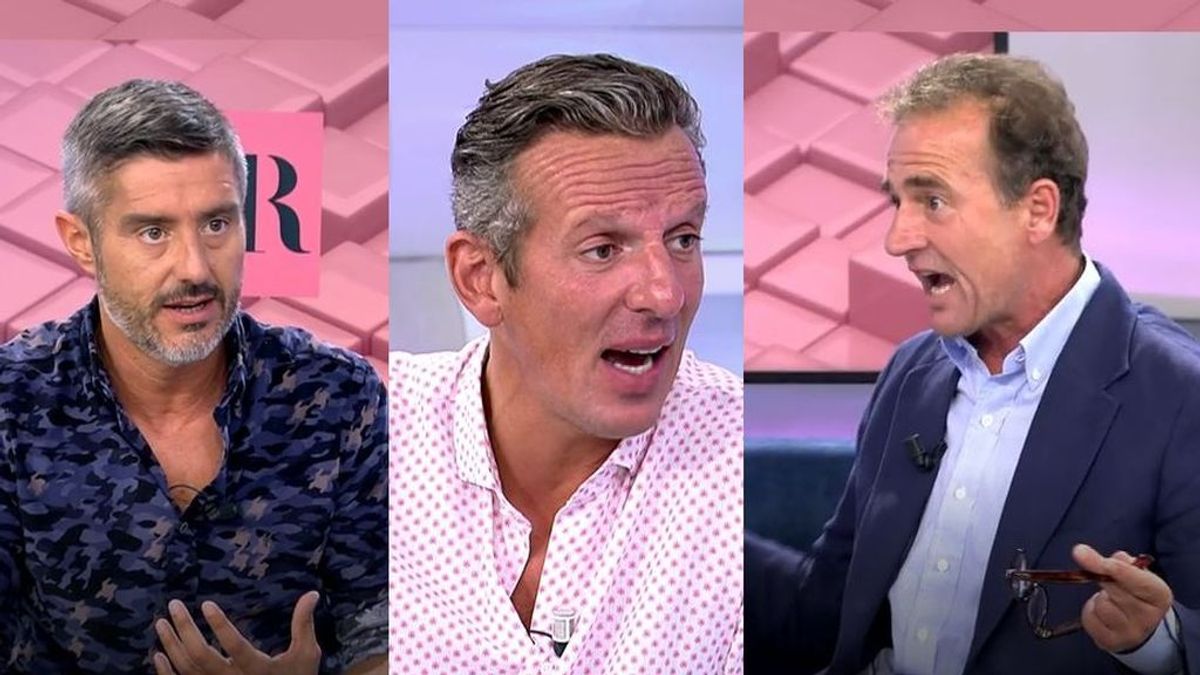 Joaquín Prat tiene que poner calma en el pique entre Lequio y Pepe del Real  - Telecinco