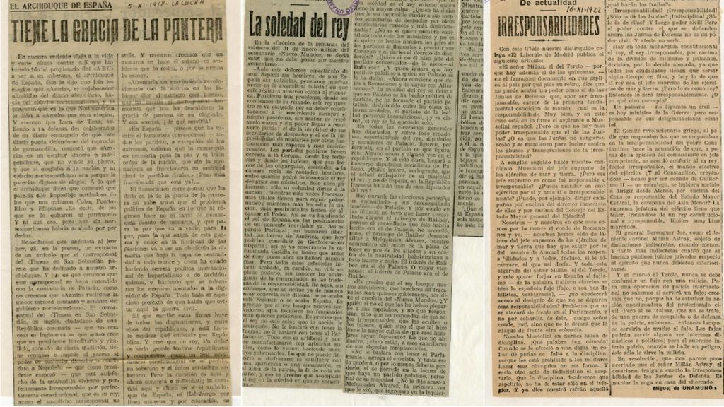 Los artículos por los que se juzgó a Unamuno hace un siglo