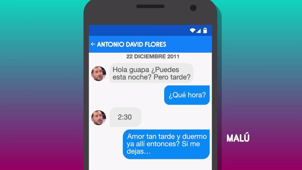 Las pruebas de Malú contra Antonio David Flores