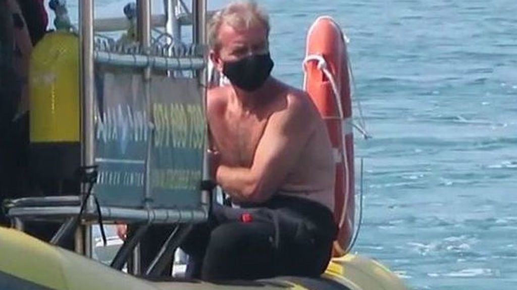 Fernando Simón, buceando en Mallorca
