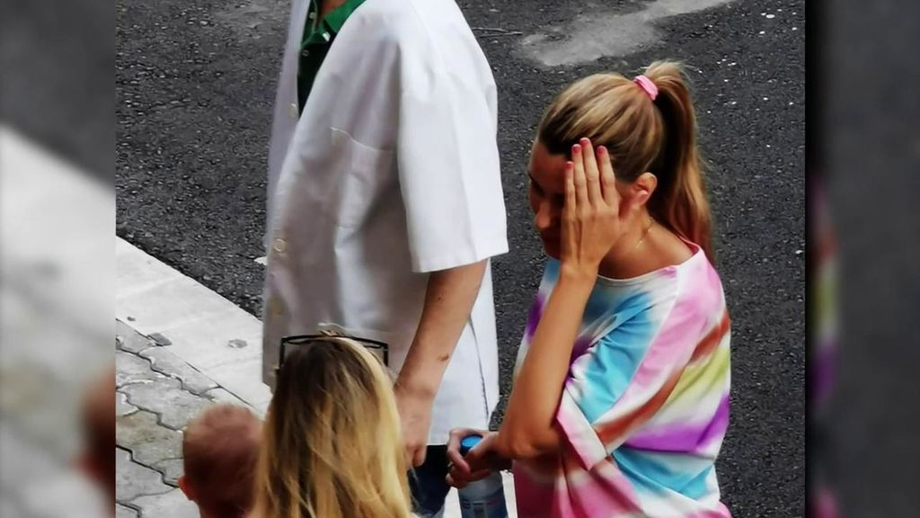 María Lapiedra, tras el accidente