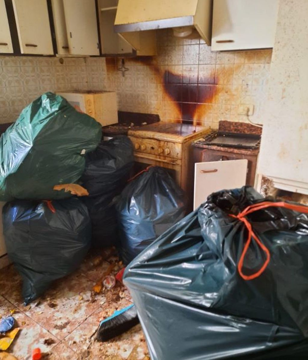 Así dejó una inquilina un piso en Castellón