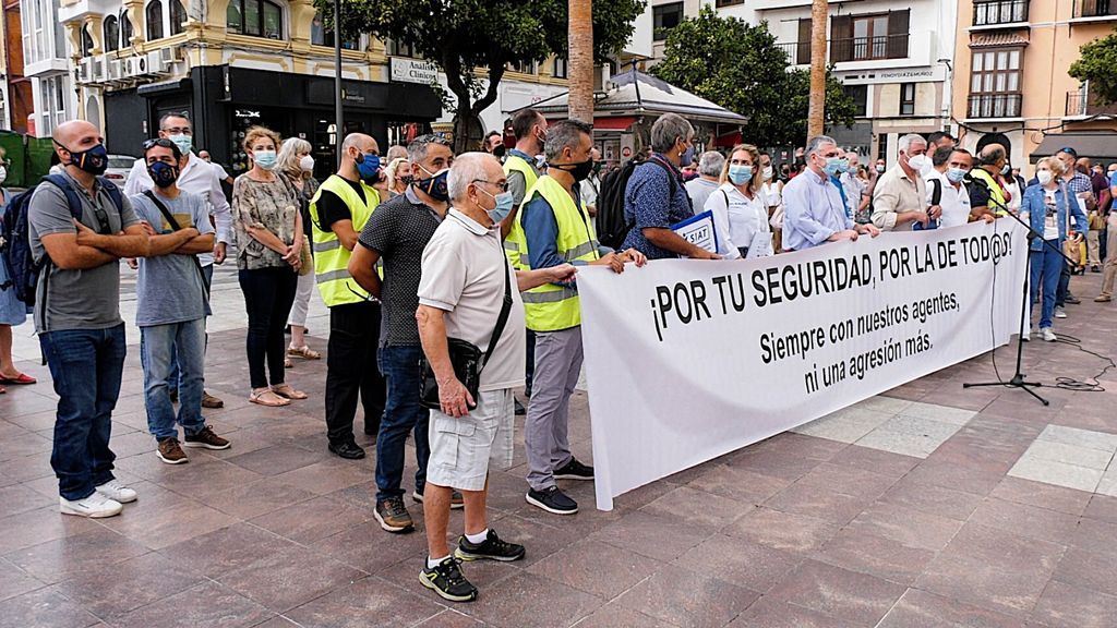 Concentración en la Plaza Alta de Algeciras