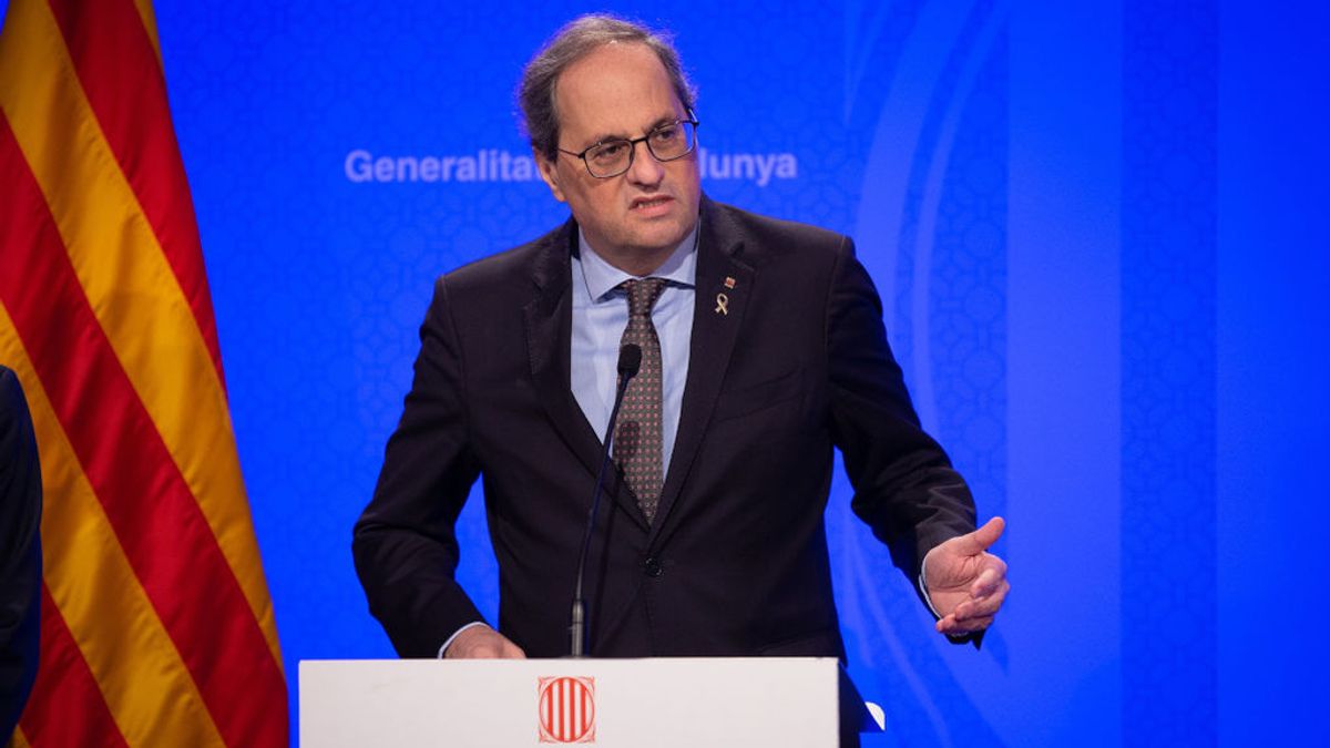 Torra, tras su vista en el Supremo: "He venido a Madrid a mirarles a la cara" Torra, tras su vista en el Supremo: "He venido a Madrid a mirarles a la cara"