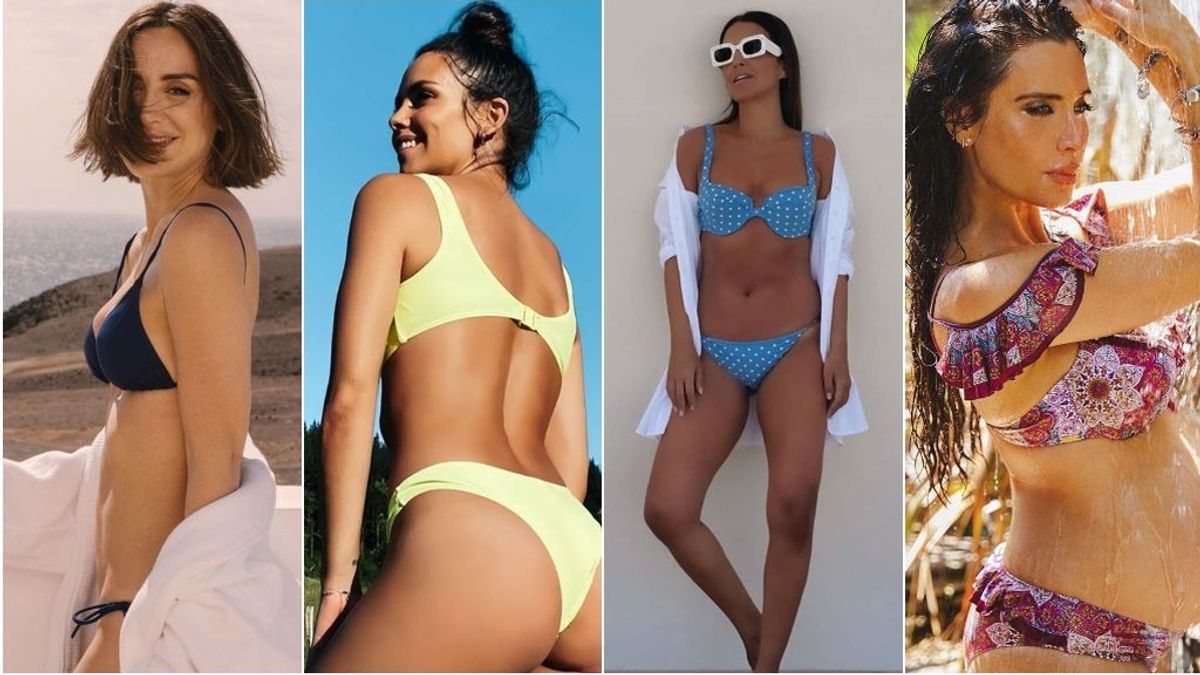 Paula Echevarría, Cristina Pedroche o Tamara Falcó: las protagonistas de los posados en bikini más comentados del verano
