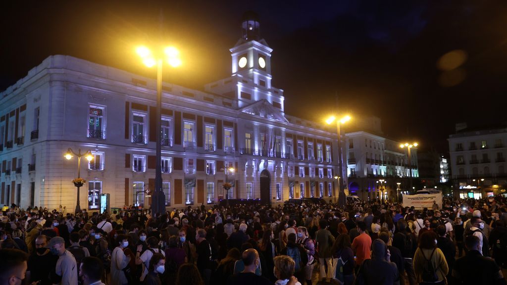 Manifestación en Madrid, contra las restricciones: “No es cuarentena es segregación” Manifestación en Madrid, contra las restricciones: “No es cuarentena es segregación”