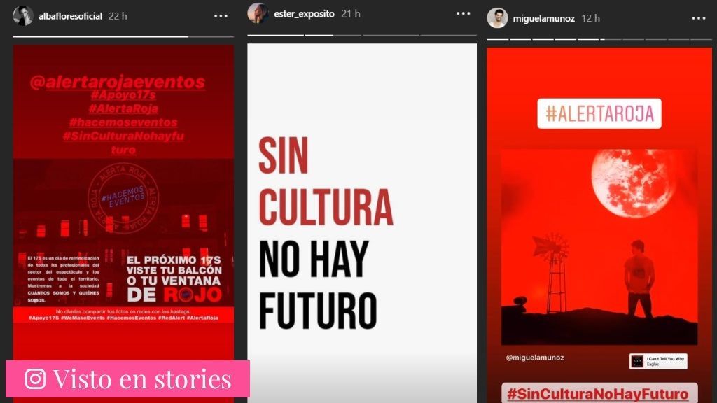 Actores y actrices se suman al lema "Sin cultura no hay futuro"