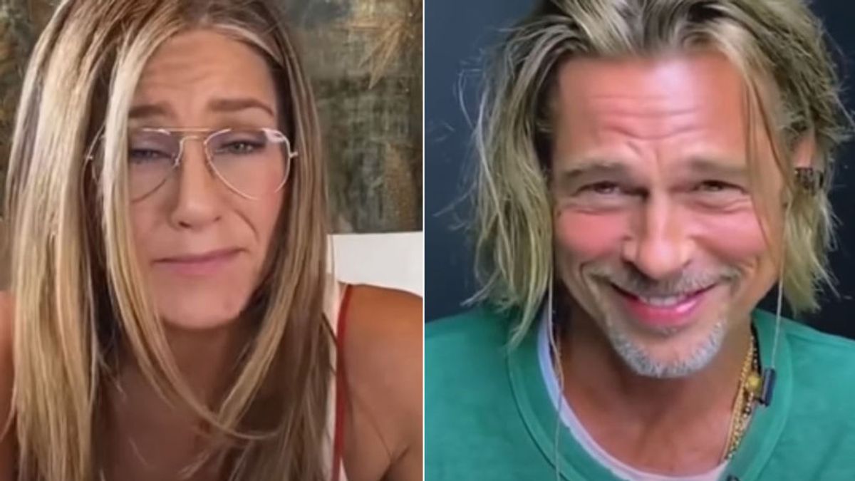 “Hola Brad, ya sabes que siempre me has parecido muy mono”: Brad Pitt y Jennifer Aniston se 'reencuentran'