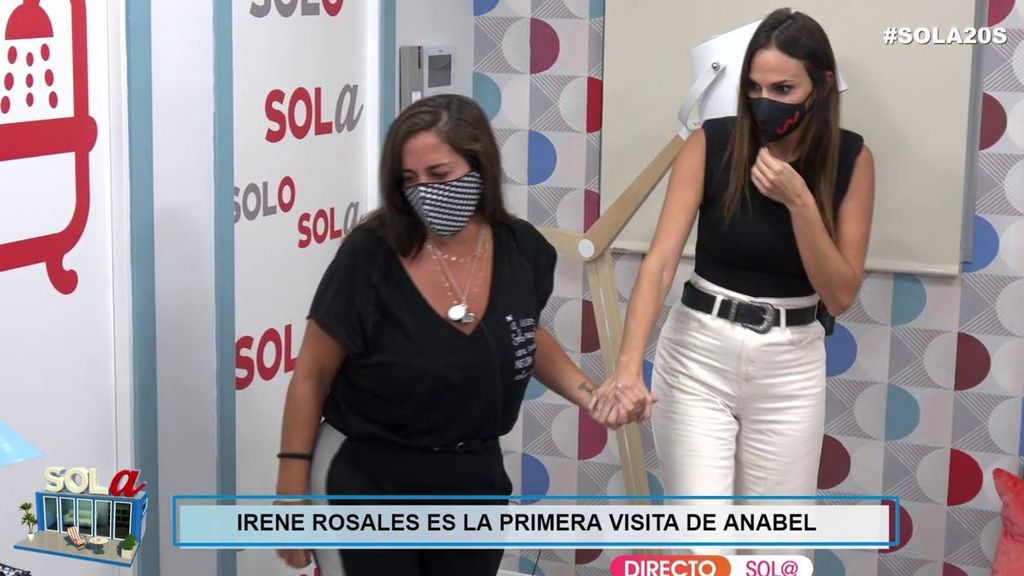 Irene Rosales visita a Anabel Alonso