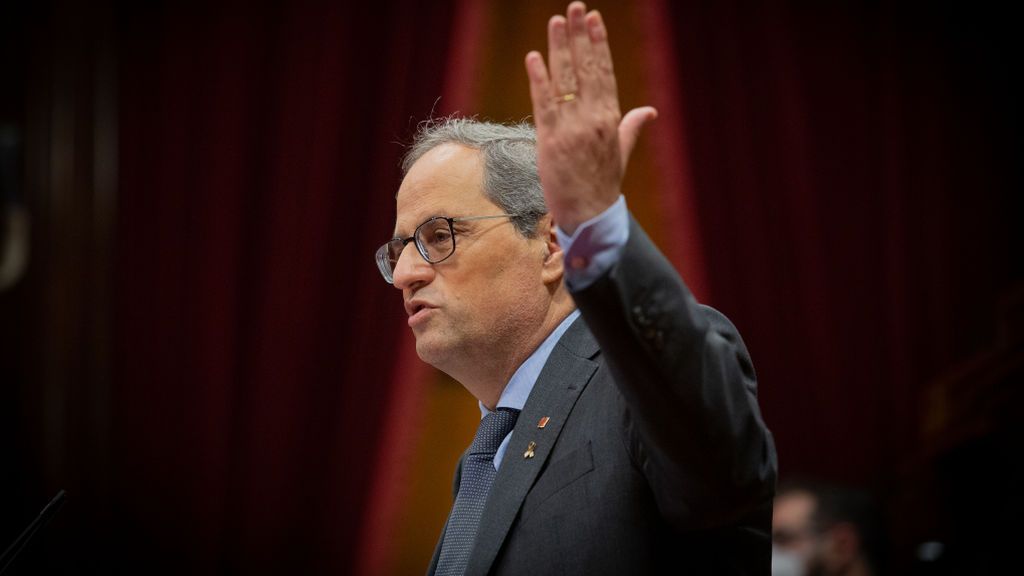Quim Torra llama a Pedro Sánchez "tros de quòniam" por culparlo de la judicialización del conflicto catalán Quim Torra llama a Pedro Sánchez "tros de quòniam" por culparlo de la judicialización del conflicto catalán