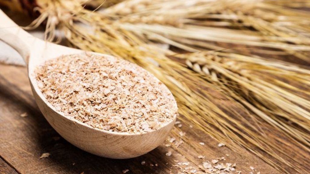 El salvado de trigo.