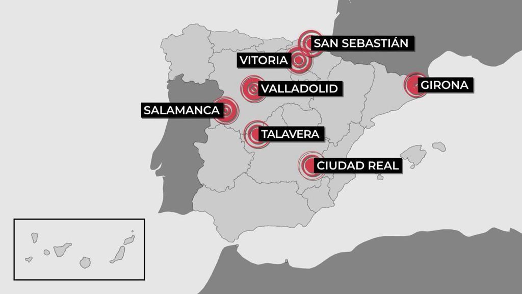 Talavera, Toledo y Ciudad Real, núcleos urbanos que concentran más contagios