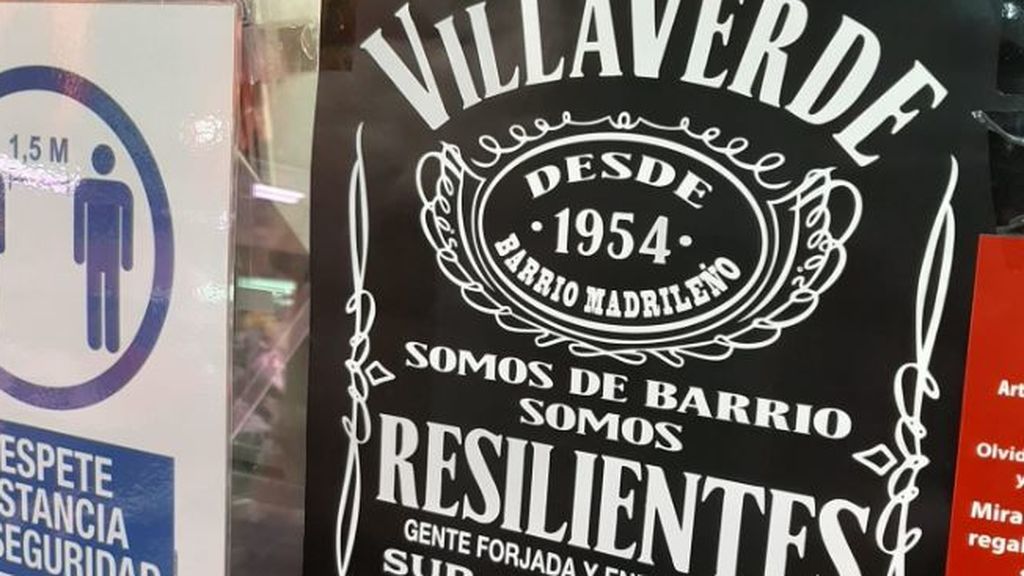 Cartel del Mercado de Villaverde Alto (Madrid)