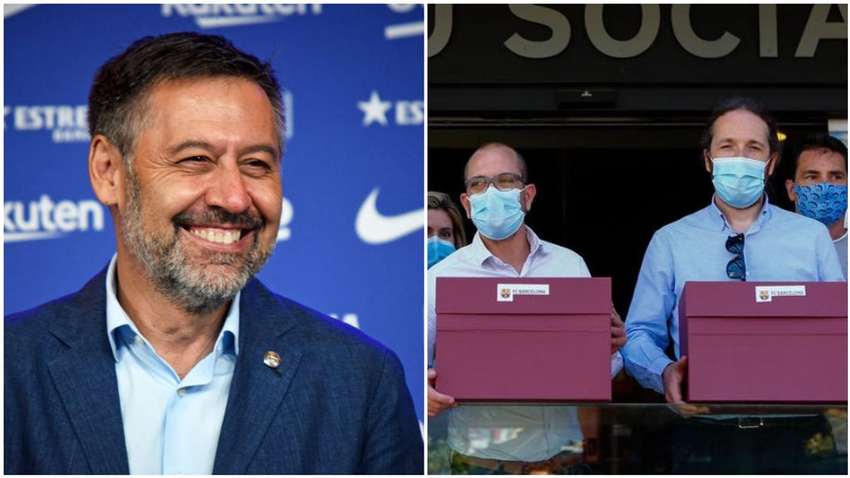Bartomeu y la moción de censura con las firmas. Bartomeu y la moción de censura con las firmas.