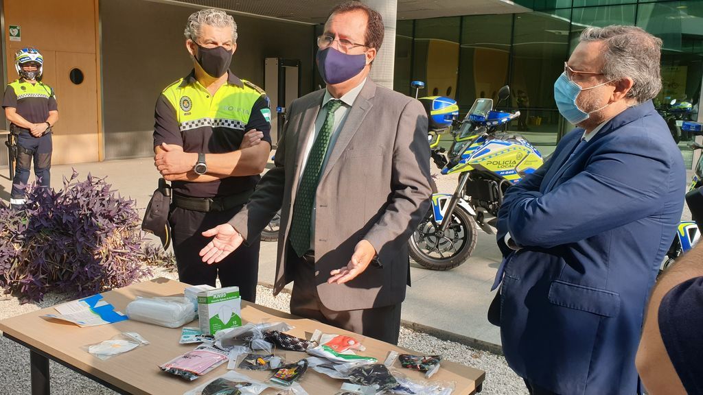 mascarillas intervenidas en Sevilla