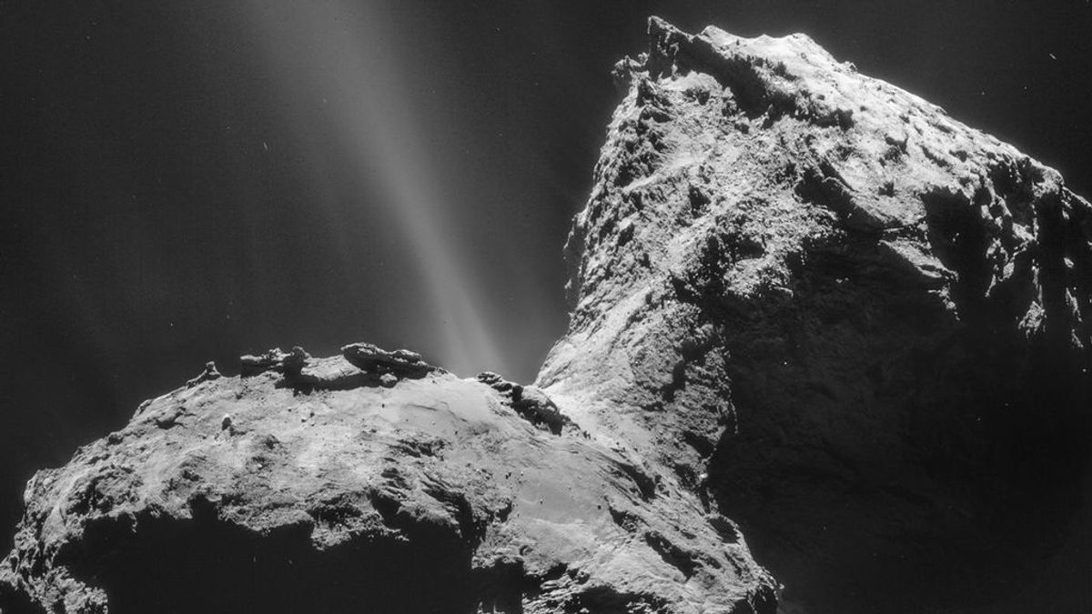 Detectan una inesperada aurora ultravioleta en el cometa que visitó la misión Rosetta