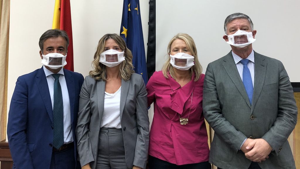 Las mascarillas para leer los labios entran en el Congreso de los Diputados Las mascarillas para leer los labios entran en el Congreso de los Diputados