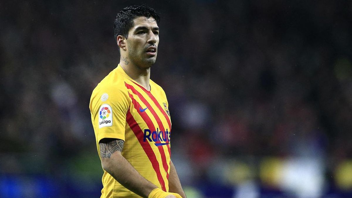 Luis Suárez, en un partido en el Metropolitano. Luis Suárez, en un partido en el Metropolitano.
