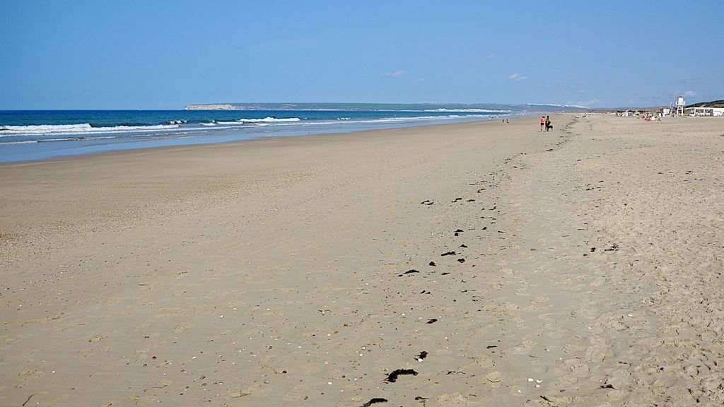 La playa de Zahara de los Atunes, este miércoles