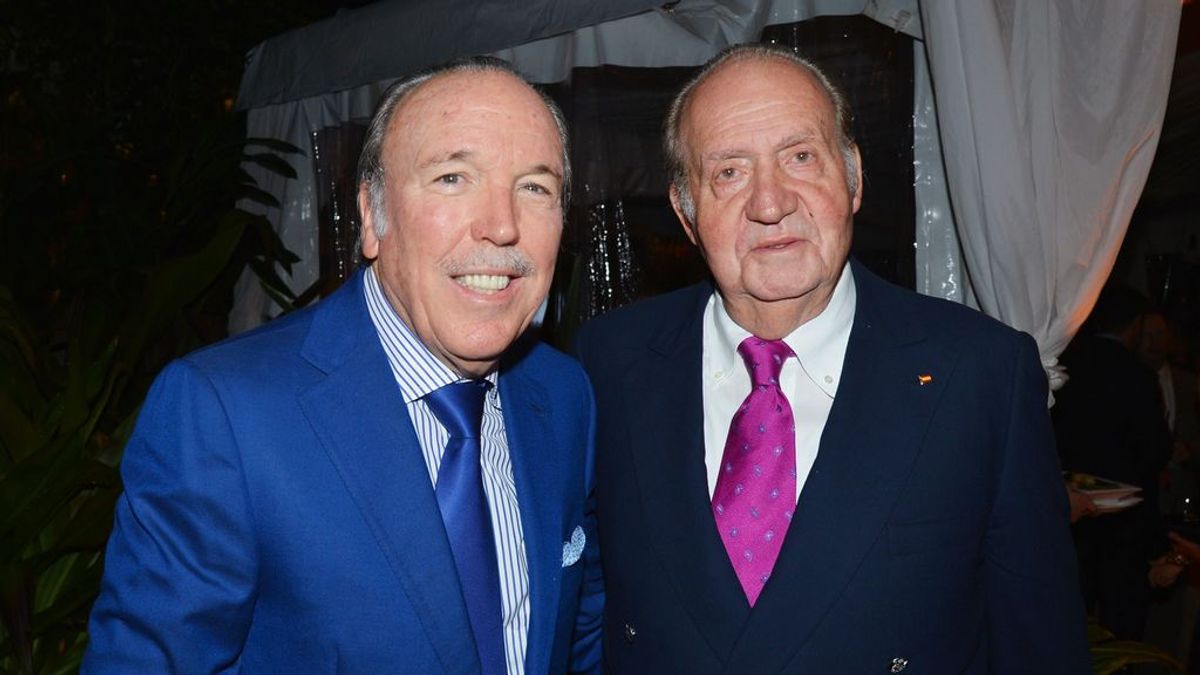 Juan Carlos I, con Pepe Fanjul en Florida en un acto benéfico en 2016. Juan Carlos I, con Pepe Fanjul en Florida en un acto benéfico en 2016.