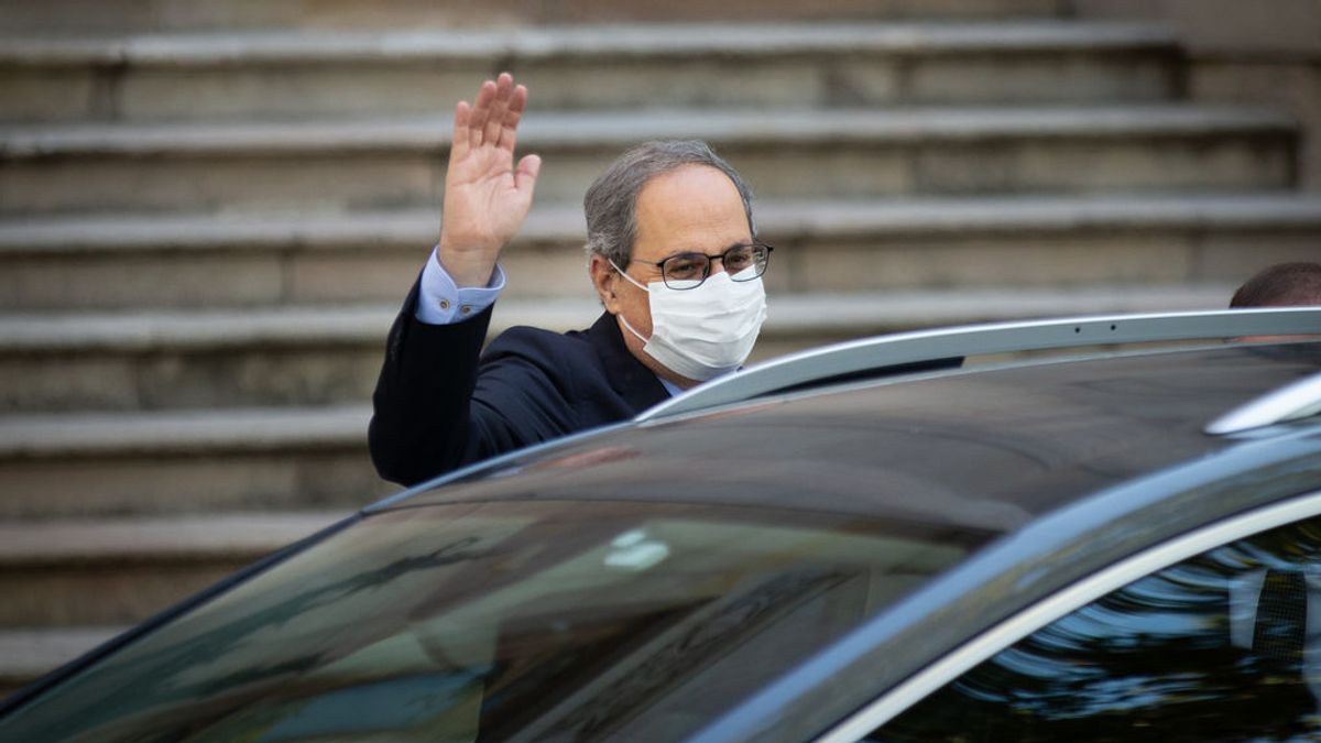 Torra, tras volver a declarar por presunta desobediencia: "La sentencia ya está escrita, no es un tribunal neutral" Torra, tras volver a declarar por presunta desobediencia: "La sentencia ya está escrita, no es un tribunal neutral"
