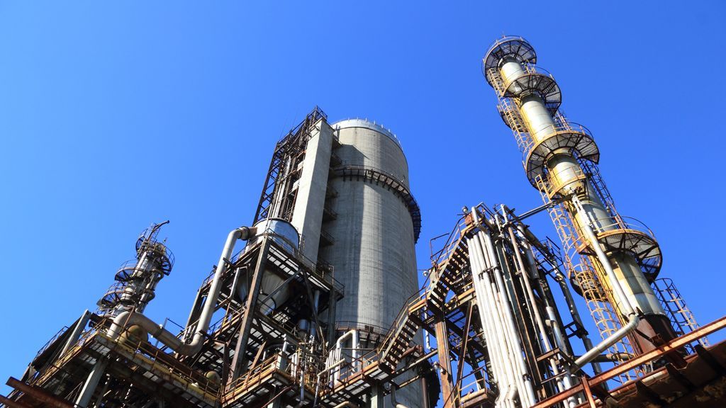 Planta petrolífera.