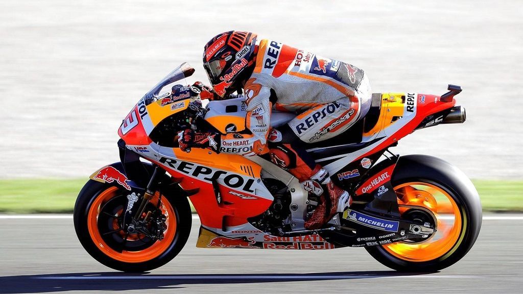 Marc Márquez y su Honda Moto GP