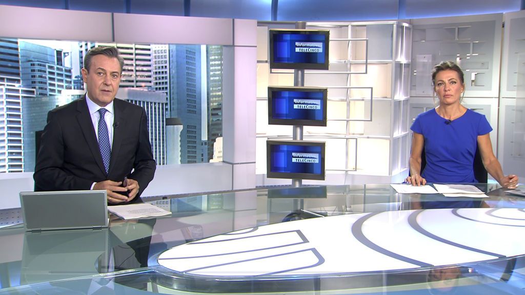 Con José Ribagorda y Ángeles Blanco Informativos Telecinco 2020 Mediodía 26/09/2020