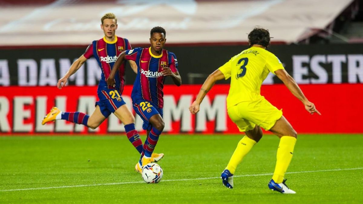 Ansu Fati lleva al Barça a la victoria ante el Villareal Ansu Fati lleva al Barça a la victoria ante el Villareal