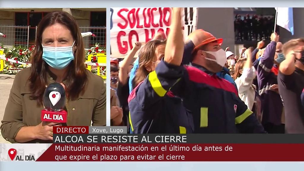 Los trabajadores de Alcoa se echan de nuevo a las calles a pocas horas de que expire el plazo para la venta