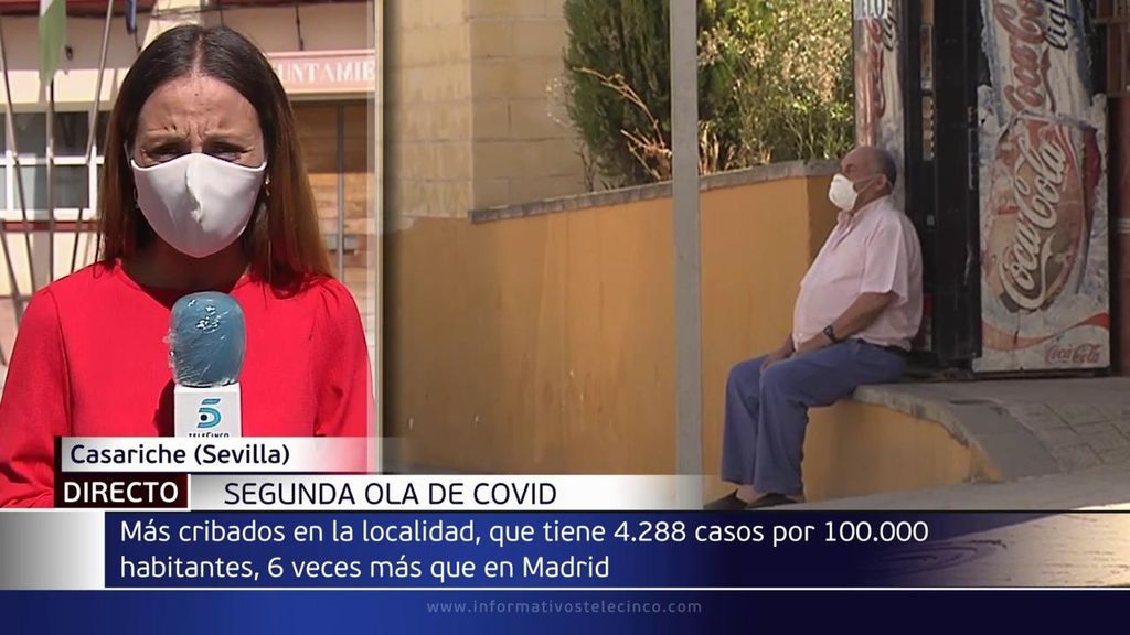 Los positivos en Casariche avanzan sin control: su tasa de contagio ya es 27 veces superior a la media de Sevilla