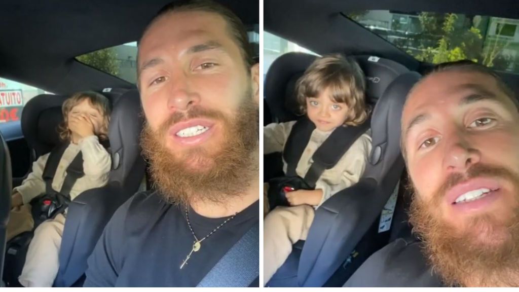 Sergio Ramos enseña a su hijo Alejandro a cantar en inglés: "Jingle Bells, Jingles Bells"