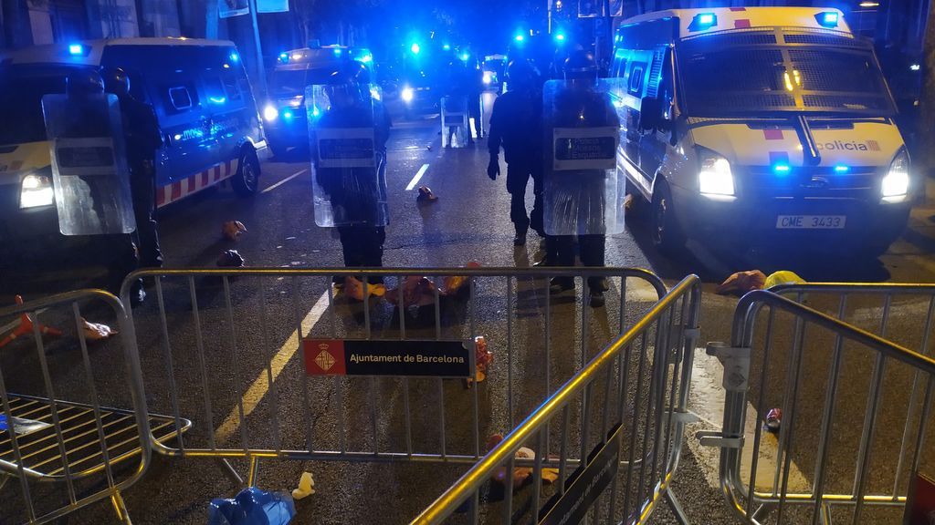 Incidentes en Barcelona tras la setencia que inhabilita a Torra