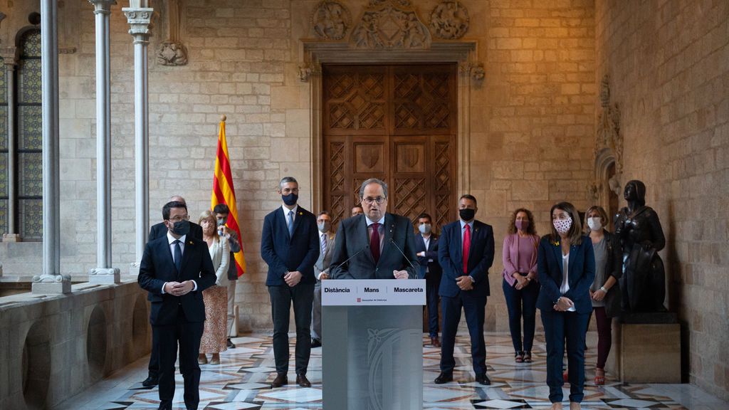 Torra llama a "empujar por la ruptura democrática" en su primer discurso como expresident