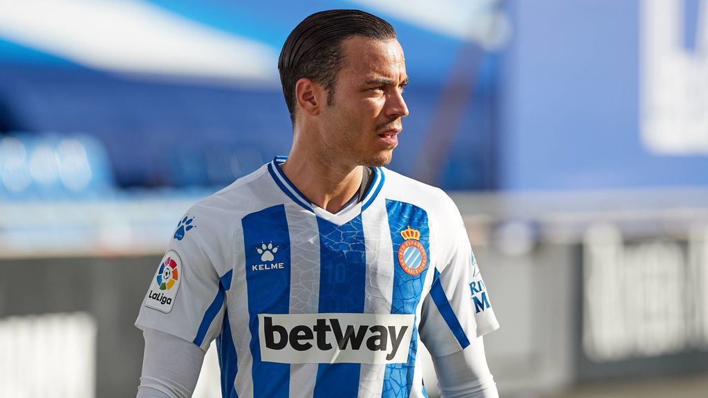 Raúl de Tomás, en un partido con el Espanyol.