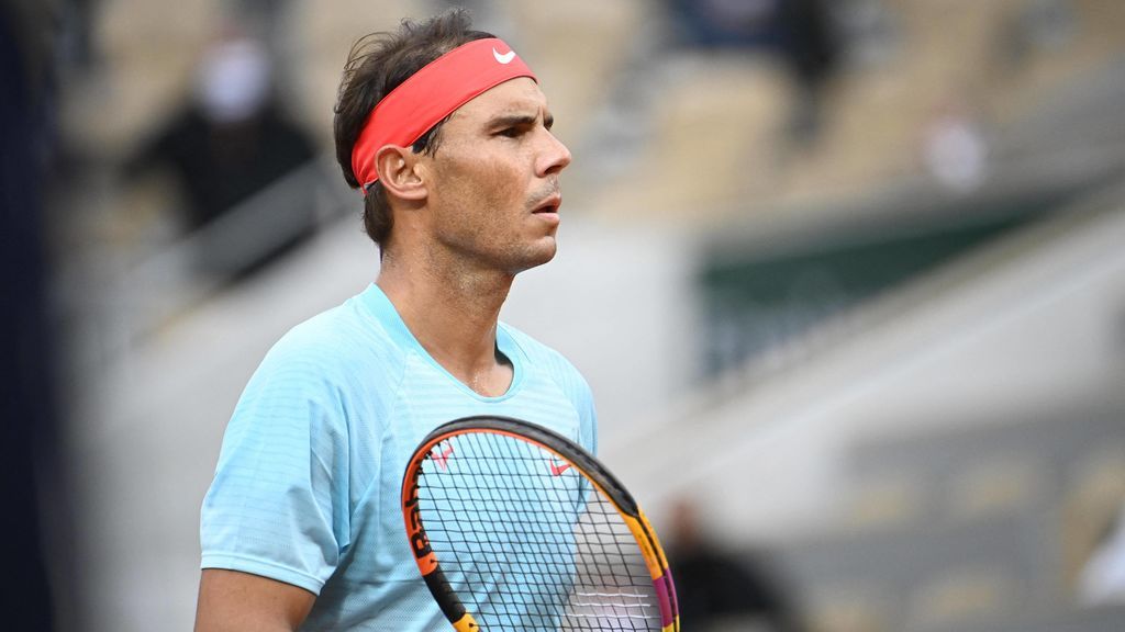 Rafa Nadal, en su primer partido de Roland Garros en 2020.