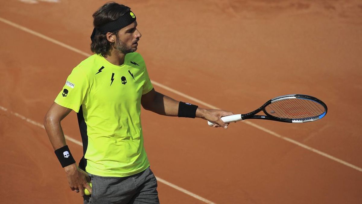 Feliciano López, en un partido en Kitzbuehel