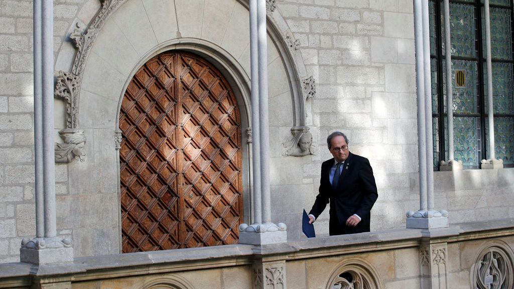 Primer día sin Quim Torra: su silla en el consejo y su despacho en la Generalitat se mantedrán vacíos Primer día sin Quim Torra: su silla en el consejo y su despacho en la Generalitat se mantedrán vacíos