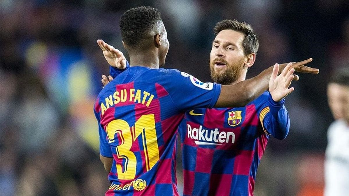 Más Messi y menos Ansu Fati
