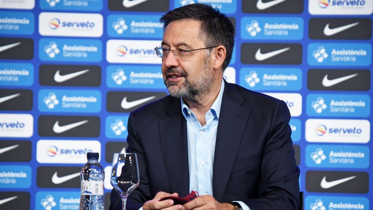 Bartomeu, en una rueda de prensa.