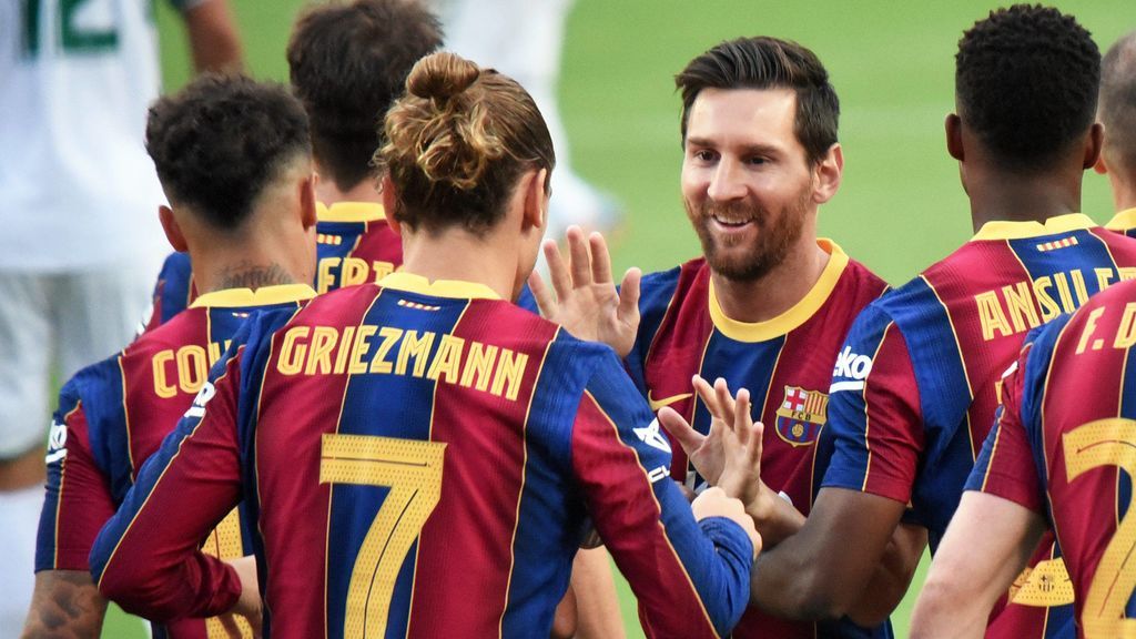 Leo Messi, en el trofeo Joan Gamper.