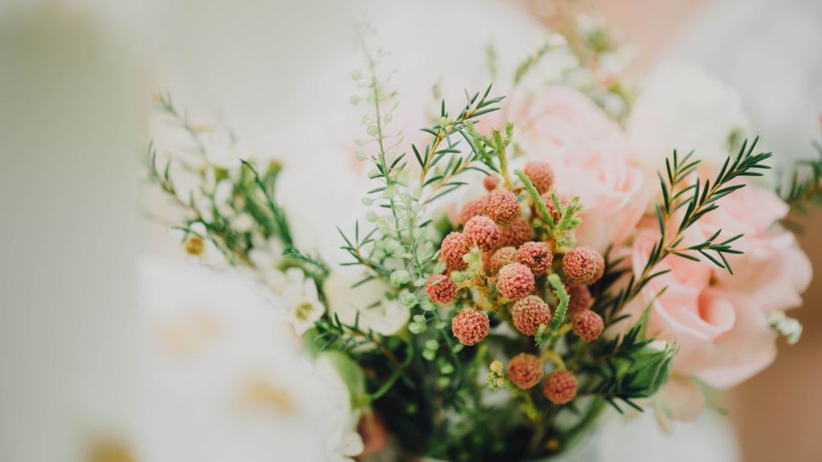 Ramos de novia con flores secas o preservadas, la solución para que dure para siempre